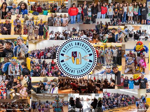 Students celebrating Indigenous people/culture